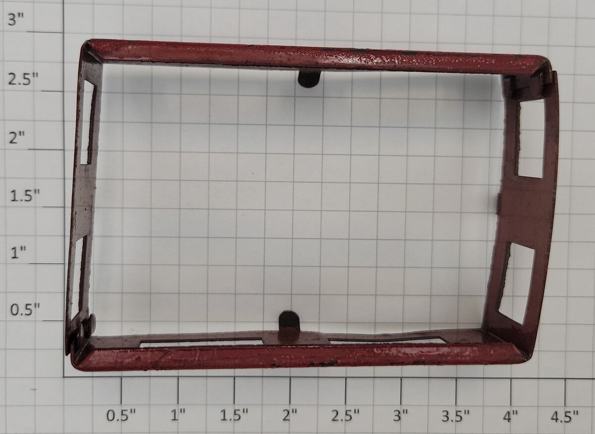 American Flyer 4021-10 Prewar Red Caboose Cupola with Tabs