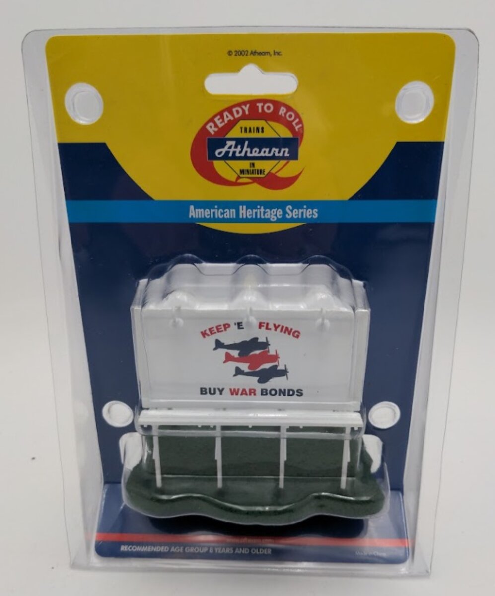 Athearn 7663 Ready To Roll HO American Heritage Series Billboard Buy War Bonds