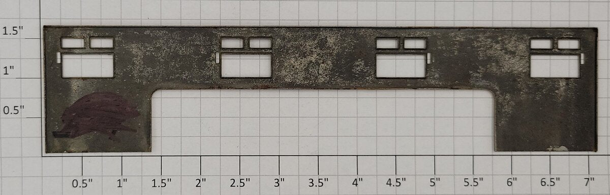 Lionel 251-9 Prewar Electric Locomotive Burnt Orange Window Insert