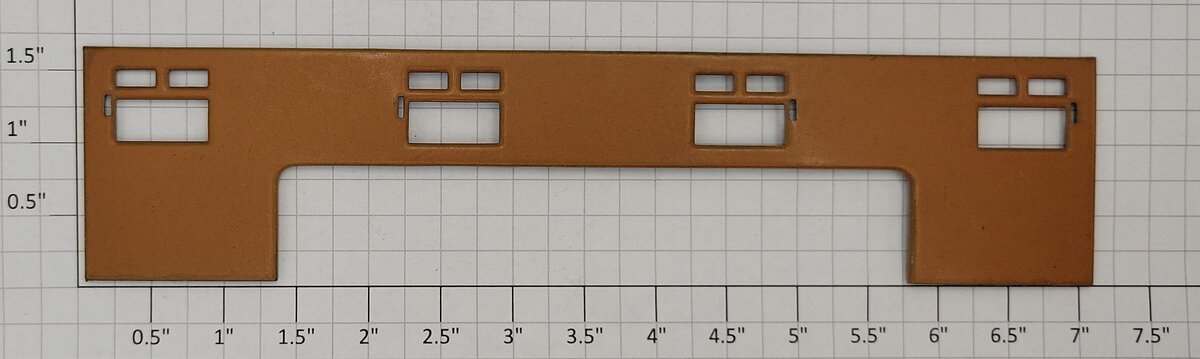 Lionel 251-9 Prewar Electric Locomotive Burnt Orange Window Insert