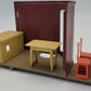 Acme 1230-05 Standard Gauge Repainted Tinplate Dining Car Interior