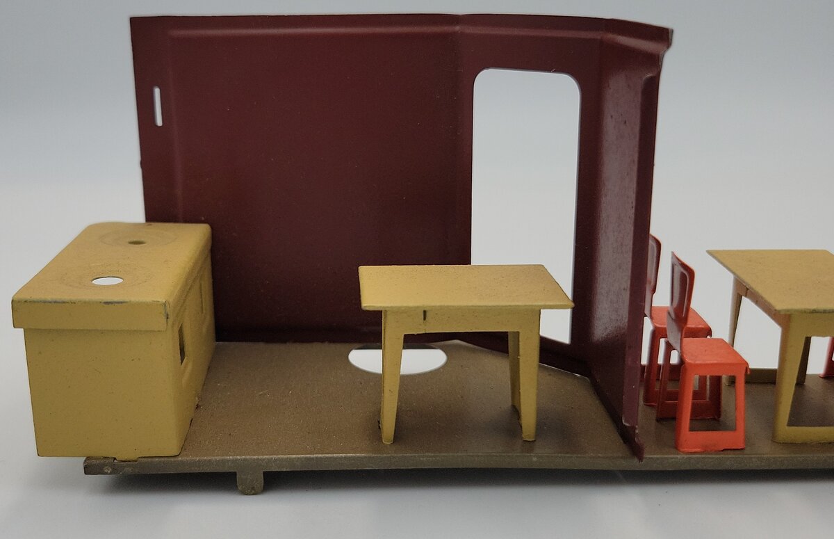 Acme 1230-05 Standard Gauge Repainted Tinplate Dining Car Interior