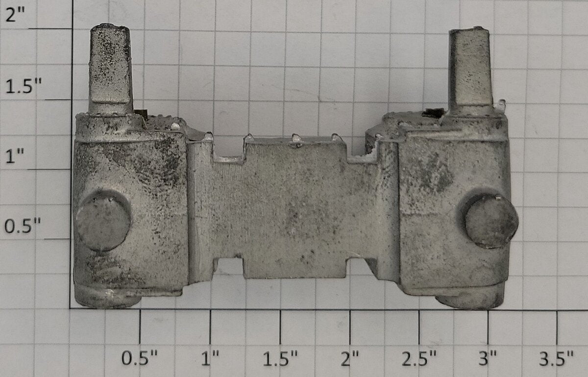 Acme 2532 Standard Gauge Unfinished Diecast Steam Chest Casting
