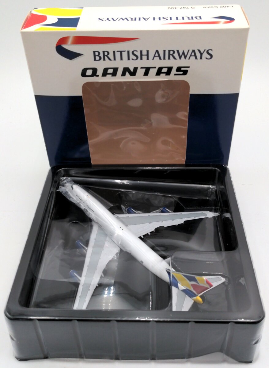 Inflight IF744QF0123 1:400 Qantas British Airways B.747-400 Model Plane