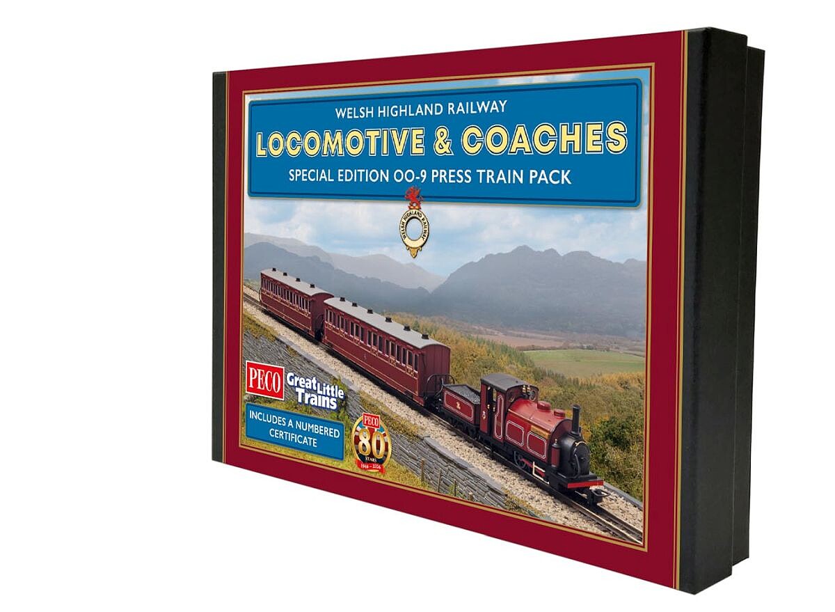 Peco GR1005 Welsh Highland Railway Special Edition OO9 Gauge Press Train Pack
