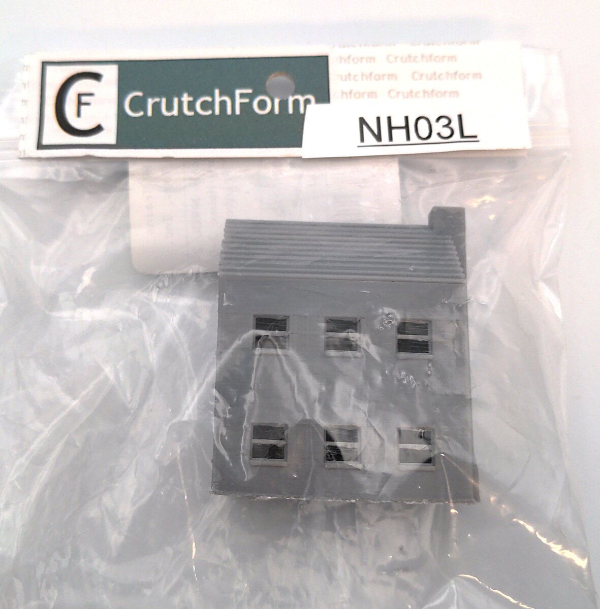 CrutchForm NH03L N Scale 3-D Printed Unpainted 2-Story Family Home