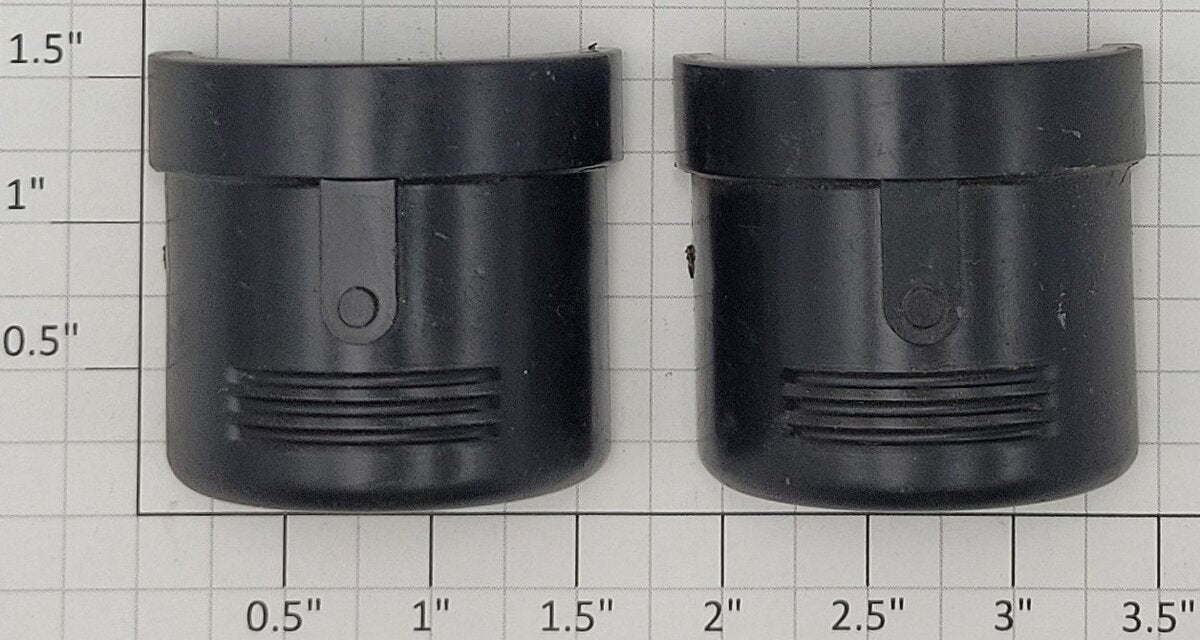 American Flyer PA24549S S Scale Black Plastic Spotlight Housing