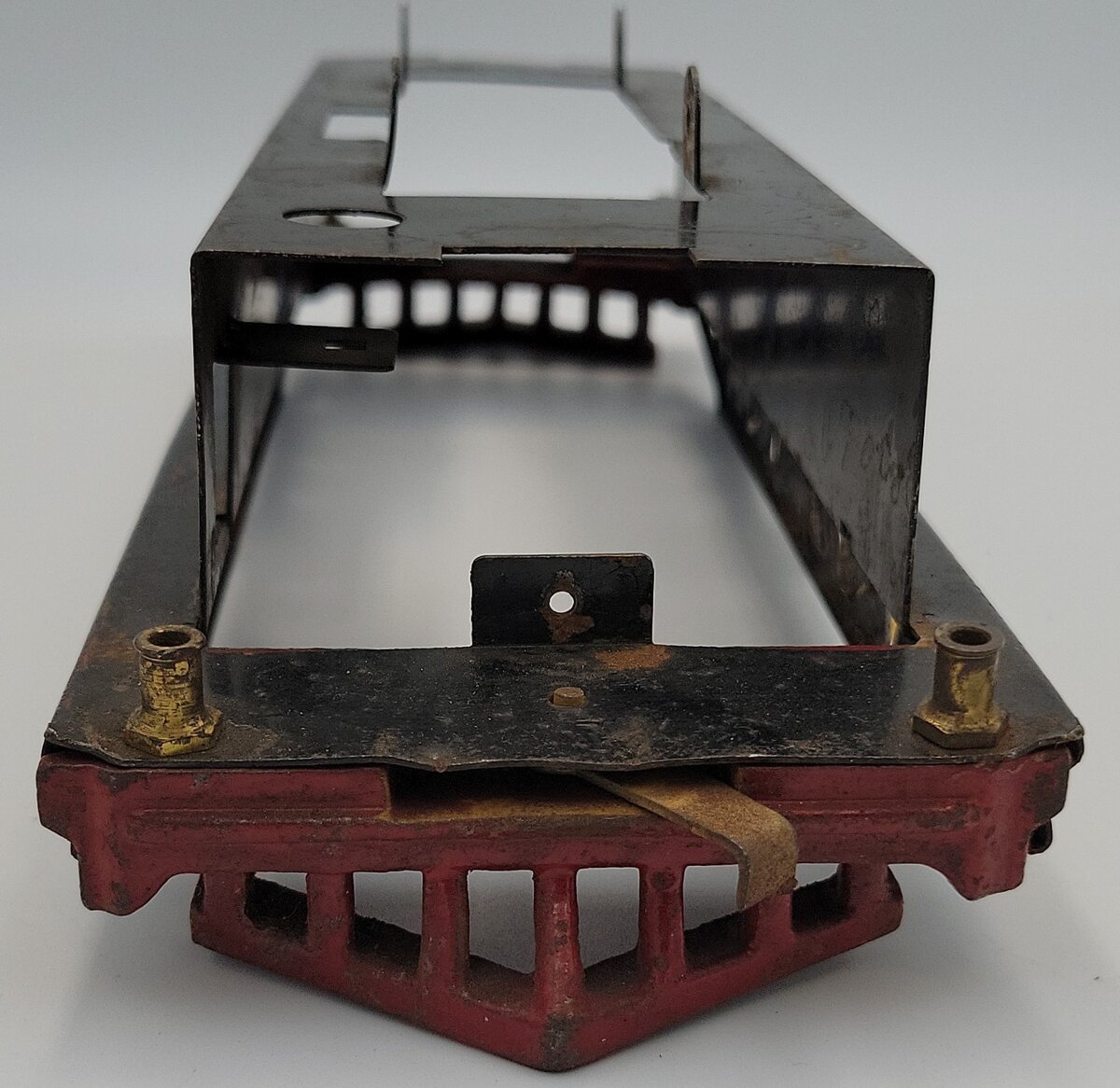 Lionel 318-4-1 Prewar Standard Electric Loco Frame w/ Cowcatchers & Brass Trim