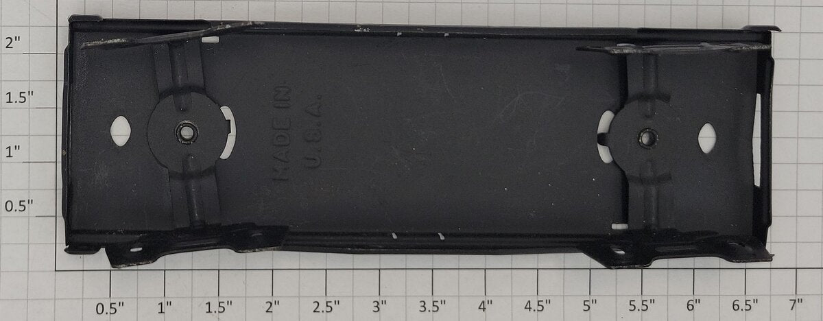 Lionel 657-1 Prewar Repainted Black Freight Car Chassis with Truck Frames