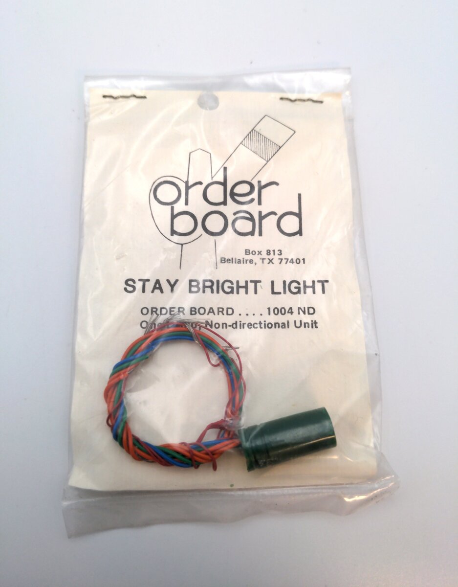 Order Board 1004 Stay Bright Light One Lamp, Non-Directional Unit