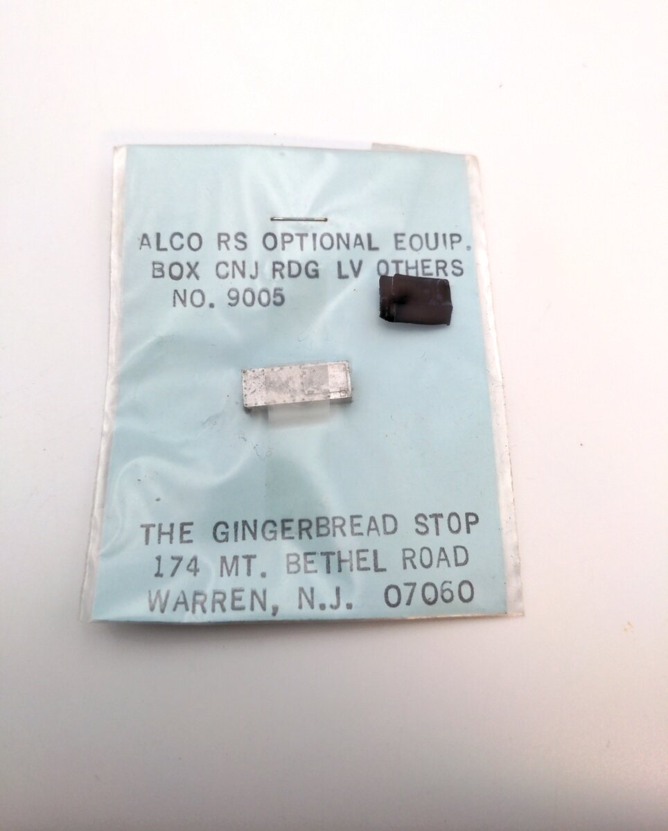 The Gingerbread Stop 9005 HO Alco RS Optional Equipment Box (CNJ RDG LV Others)
