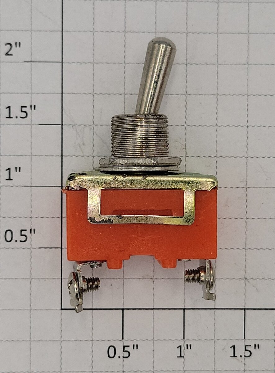 Acme 2-642 Chrome Lever On/Off/On Toggle Switch  250VAC