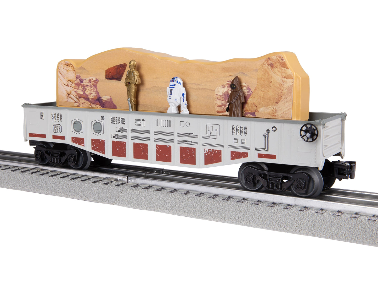 Lionel 2528310 O Star Wars Rebel Chasing Droids Gondola