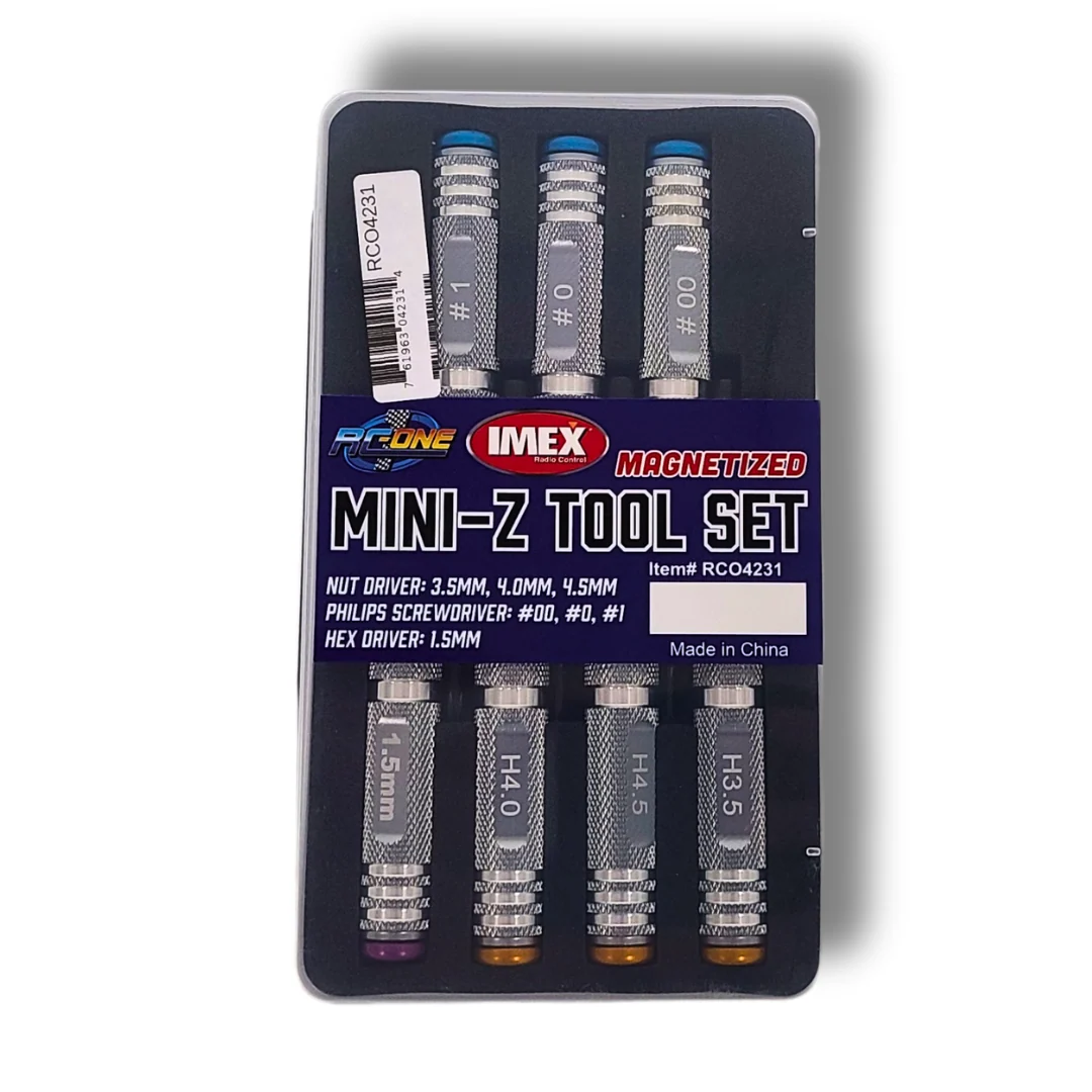 Imex 4231 Mini Z Blue Tool with Plastic Case (Set of 7)