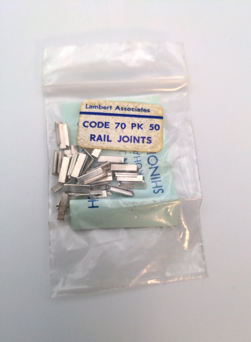 Lambert HO Code 70 Rail Joints (Pack of 50)