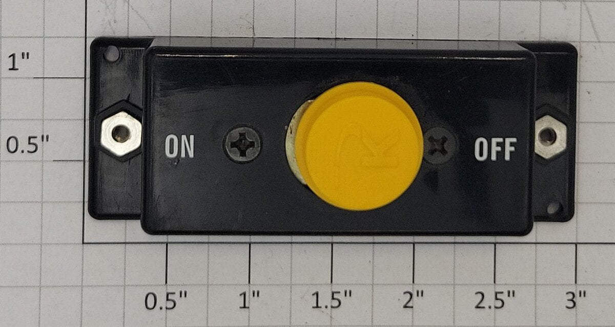 K-Line 21252-30 Yellow Button On/Off Accessory Control Slide Switch