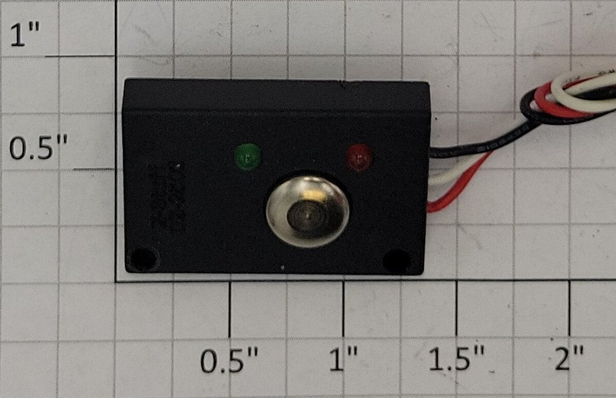 Z-Stuff DZ-2502 Push Button with Red and Green LED's