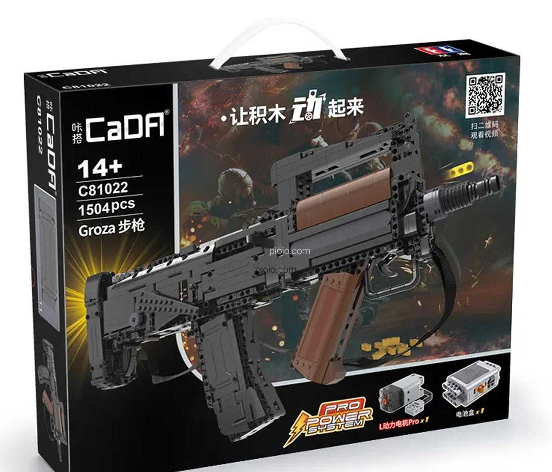 Double Eagle C81022 CaDFi OTs-14 Groza Assault Rifle Gun Building Blocks