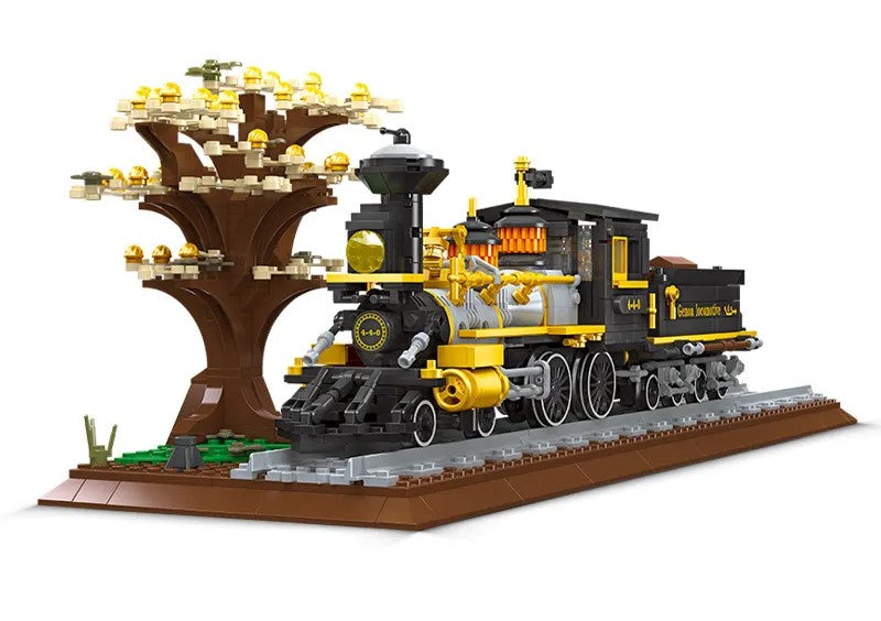Jiestar 59010 Genoa Steam Locomotive Train Building Blocks