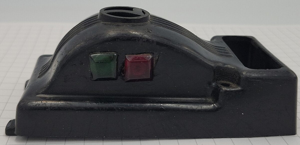 Lionel 1121-73 O Gauge Turnout Switch Motor Housing Cover w/ Jewel Lens
