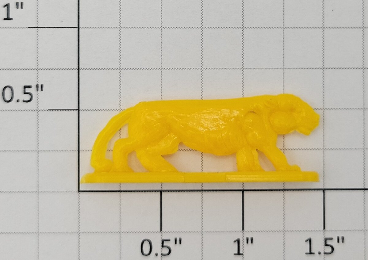 American Flyer 643-Panth-1 Yellow Panther Circus Animal Figure