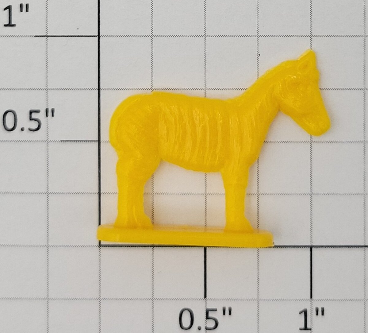 American Flyer 643-Zeb-1 Yellow Zebra Circus Animal Figure