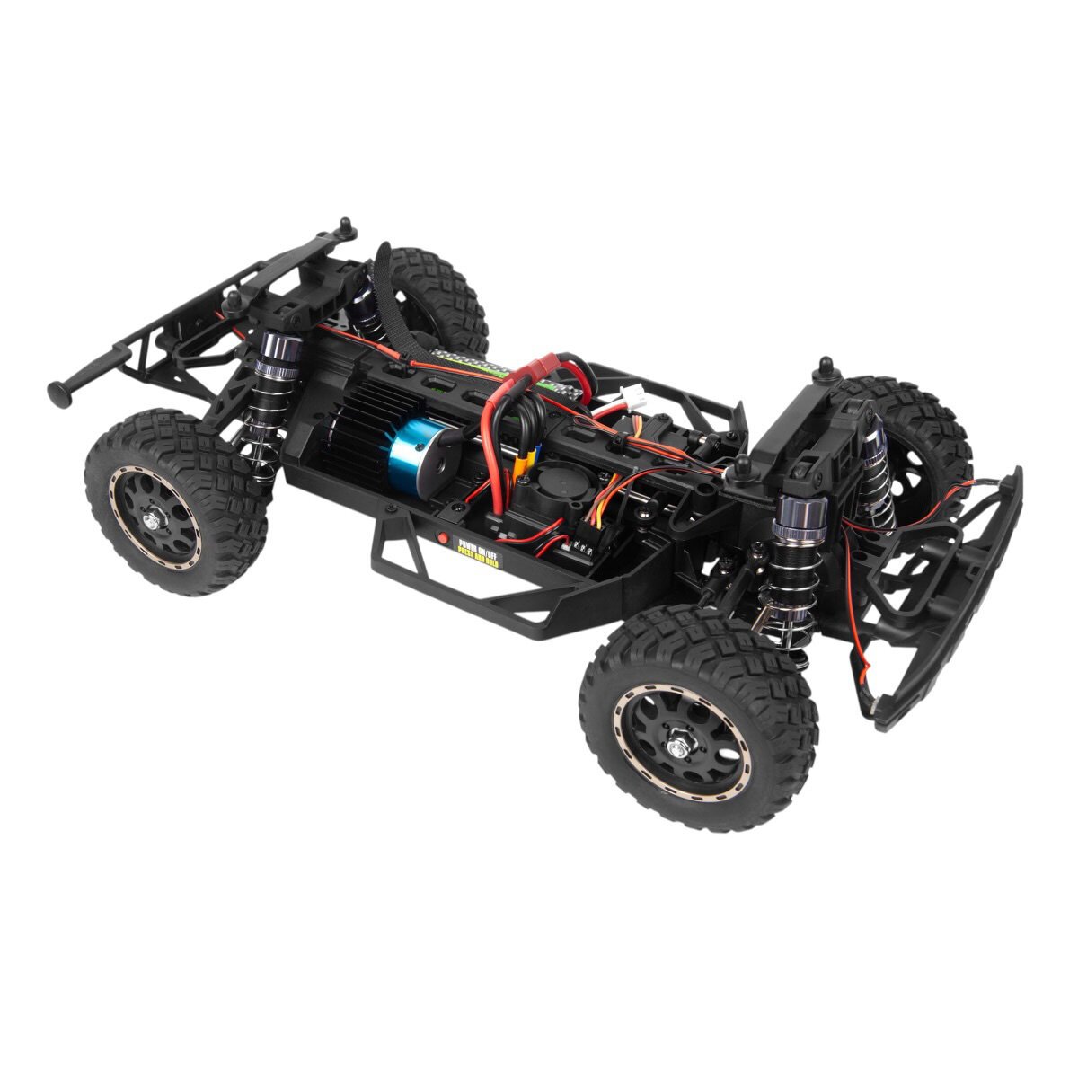 BlackZon 540276 1:16 Blue/Orange Vyper SC Turbo 4WD 2S Brushless
