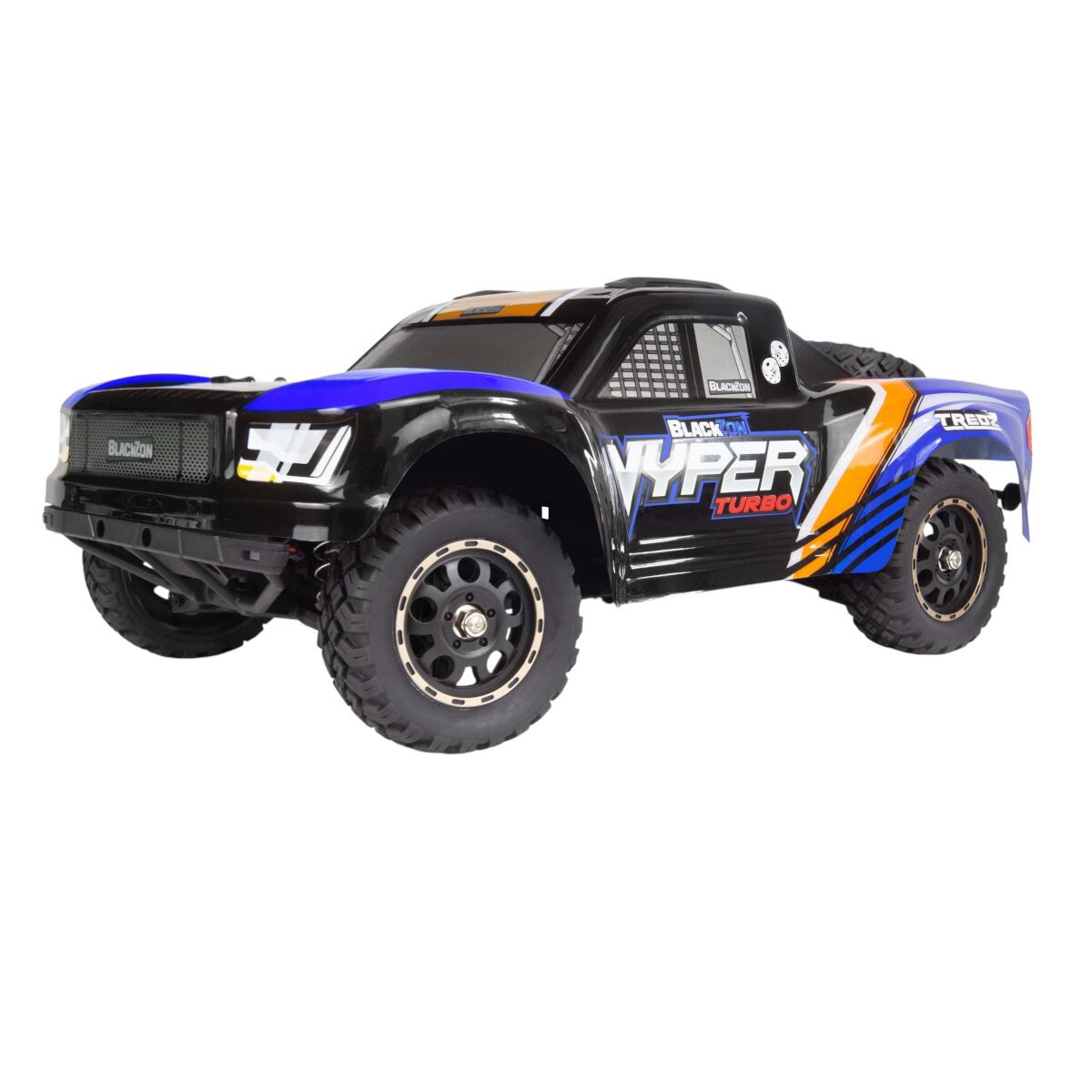 BlackZon 540276 1:16 Blue/Orange Vyper SC Turbo 4WD 2S Brushless