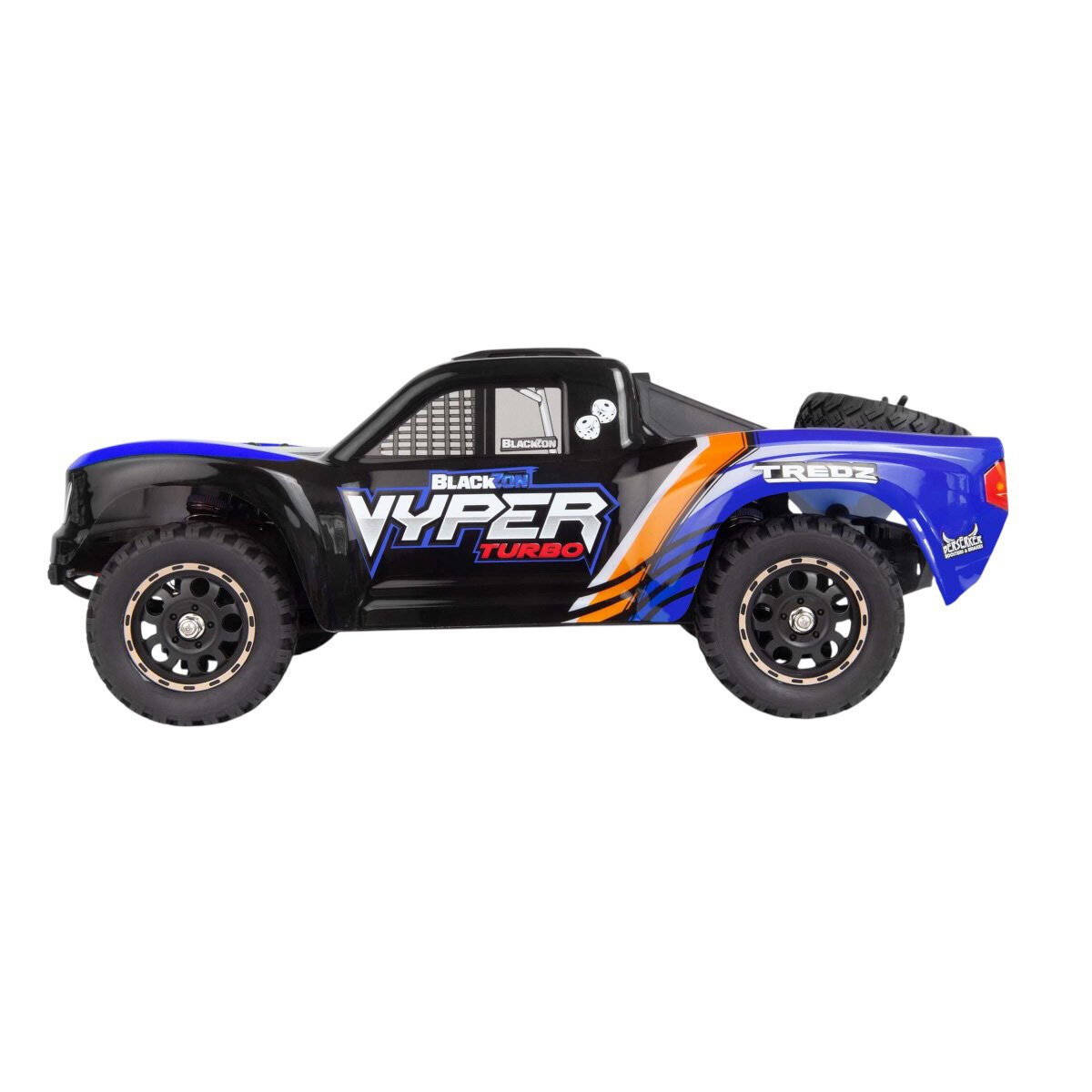 BlackZon 540276 1:16 Blue/Orange Vyper SC Turbo 4WD 2S Brushless
