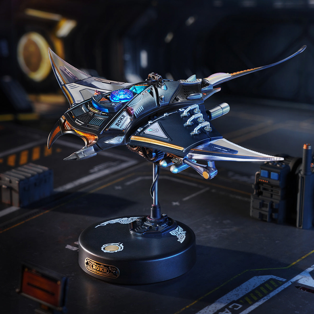 Robotime MI06 ROKR Manta Ray Mechanical 3D Puzzle Kit