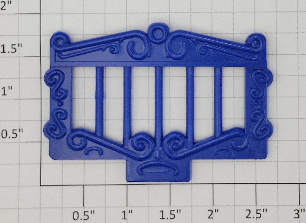 American Flyer 643-BS Blue Circus Cage Side