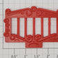 American Flyer 643-RS Red Circus Cage Side