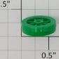 American Flyer 643-3 Green Circus Cage Wheel