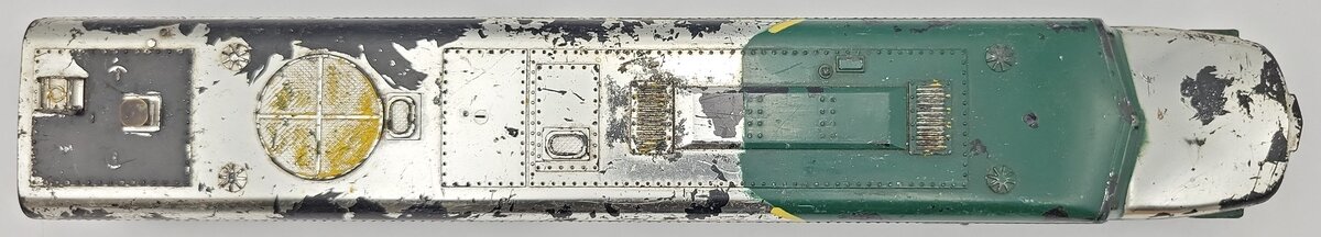 American Flyer 475-21 #475 Chrome / Green PA Alco Diesel Rocket Plastic Shell