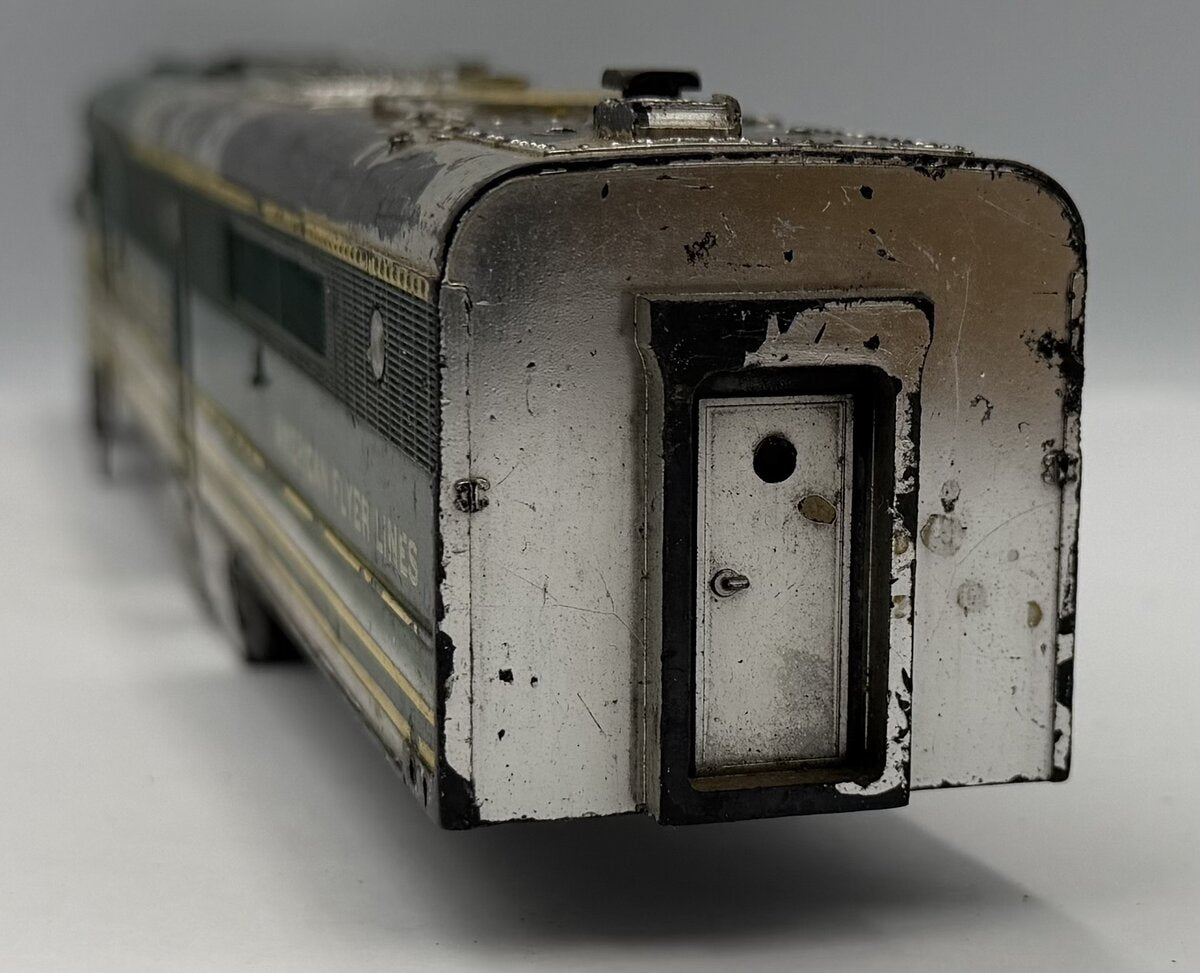 American Flyer 475-21 #475 Chrome / Green PA Alco Diesel Rocket Plastic Shell
