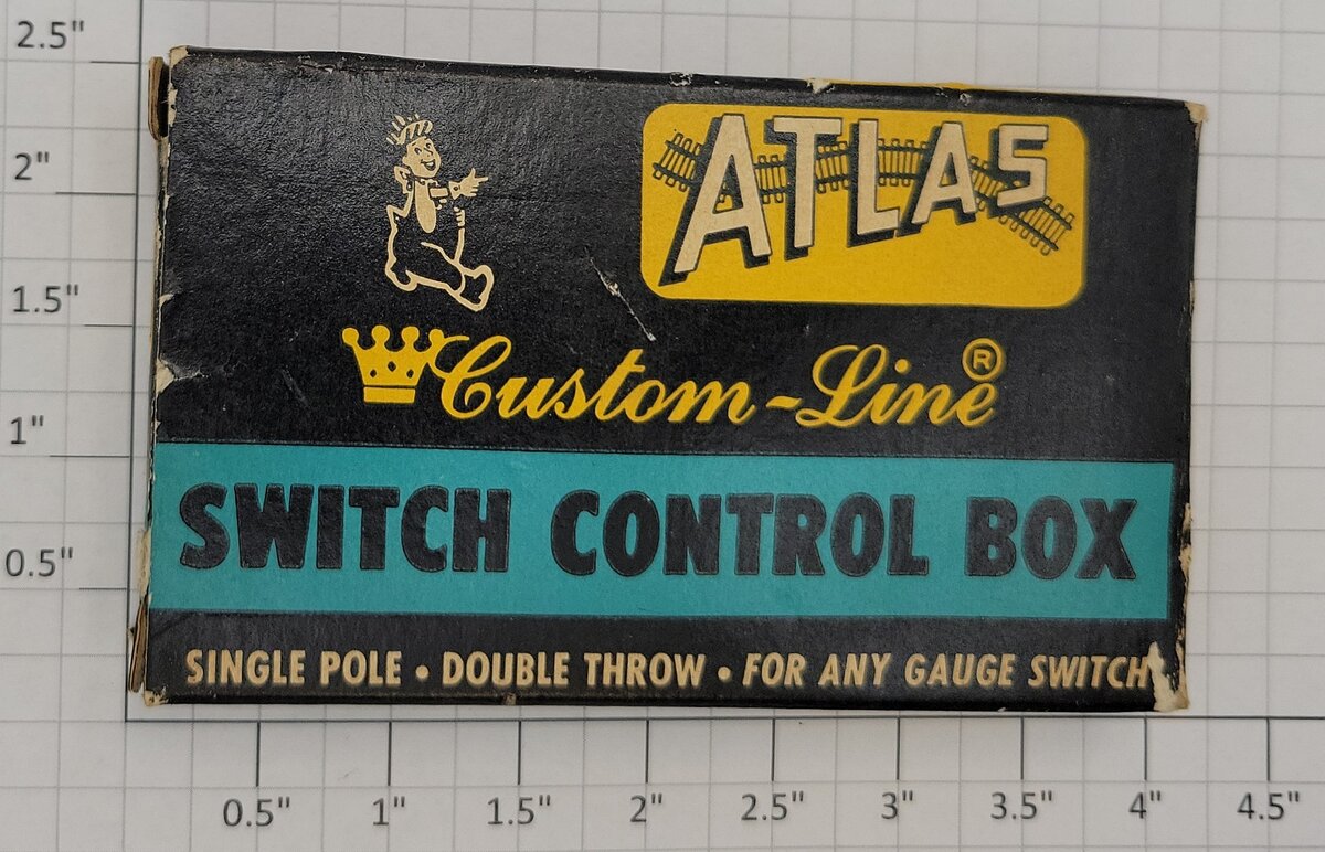 Atlas 56 Vintage Custom Line Switch Control with Box and Instructions