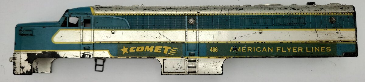 American Flyer 466-2  PA-1 Comet Plastic Shell