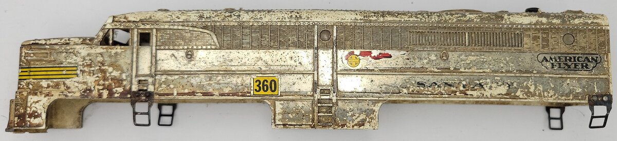 American Flyer 360-2 Santa Fe Plastic Diesel Shell #360
