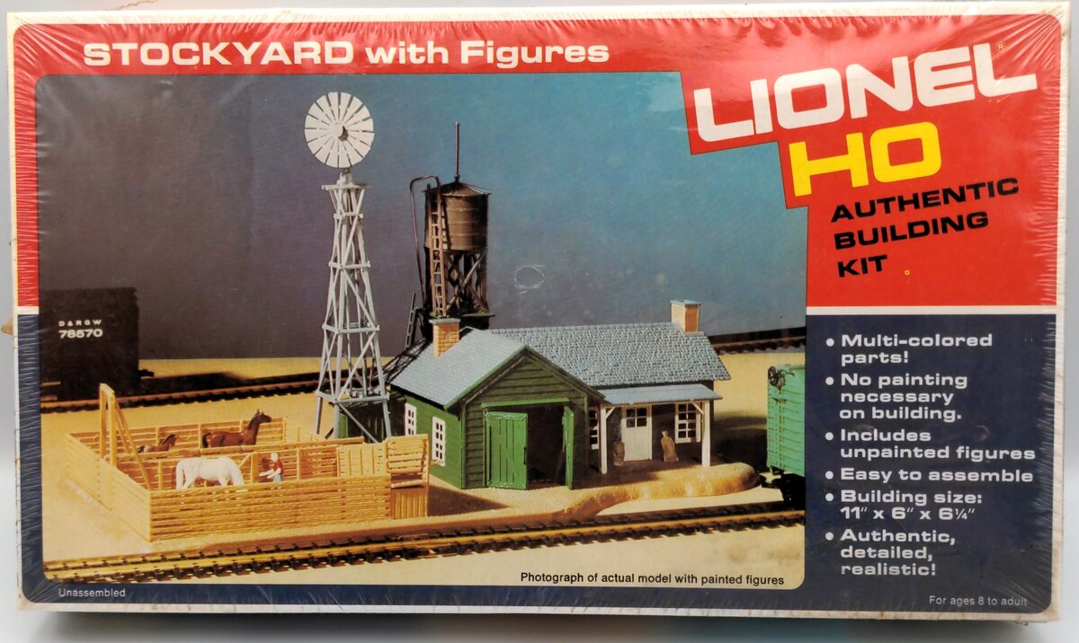 Lionel 4555 HO Stockyard with Figures Building Kit