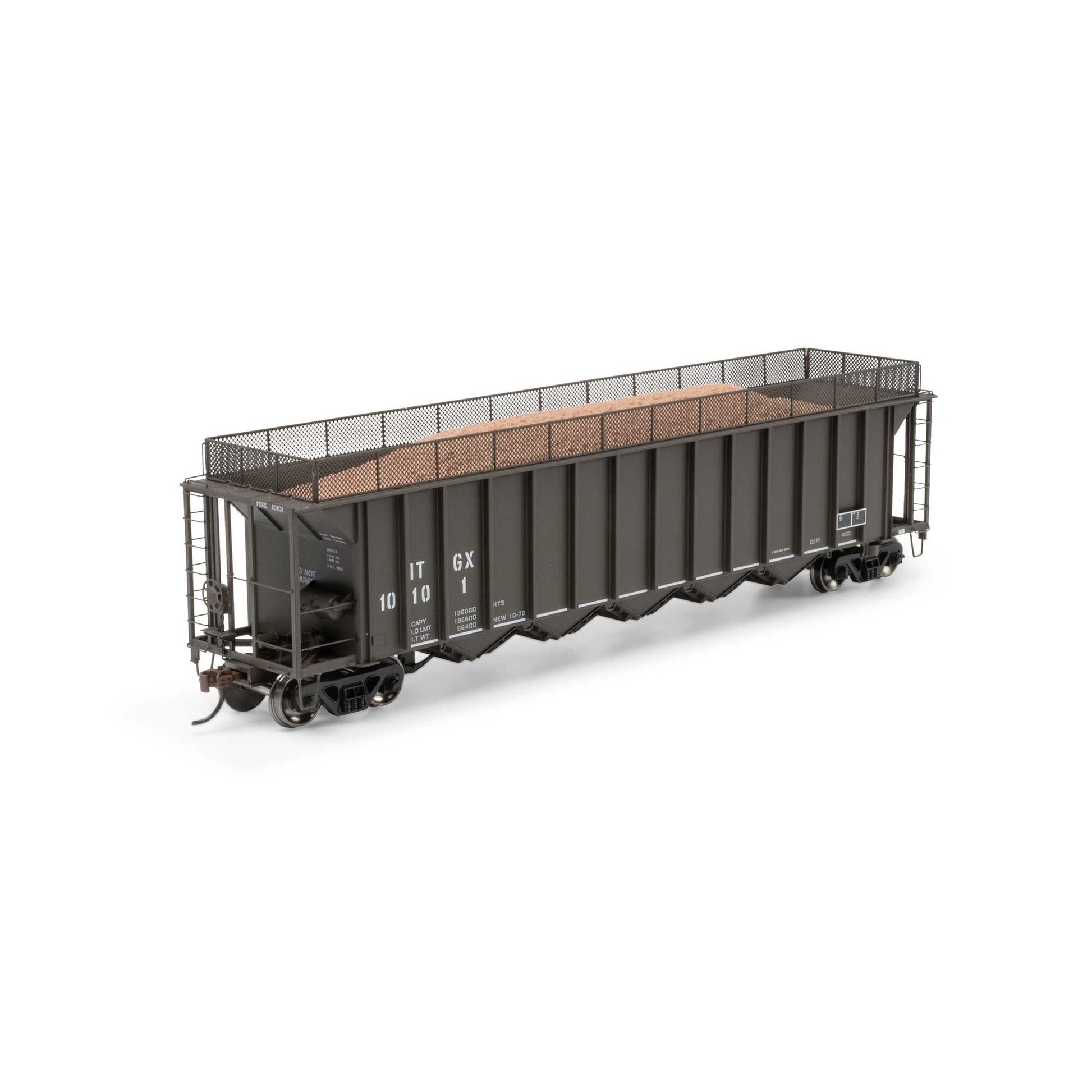 Athearn 98494 HO ITGX Black 5-Bay Rapid Discharge Hopper RTR #10101