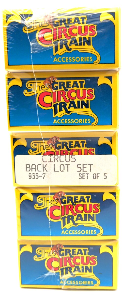 Walthers 933-5 HO The Great Circus Train Back Lot Set (Set of 5)