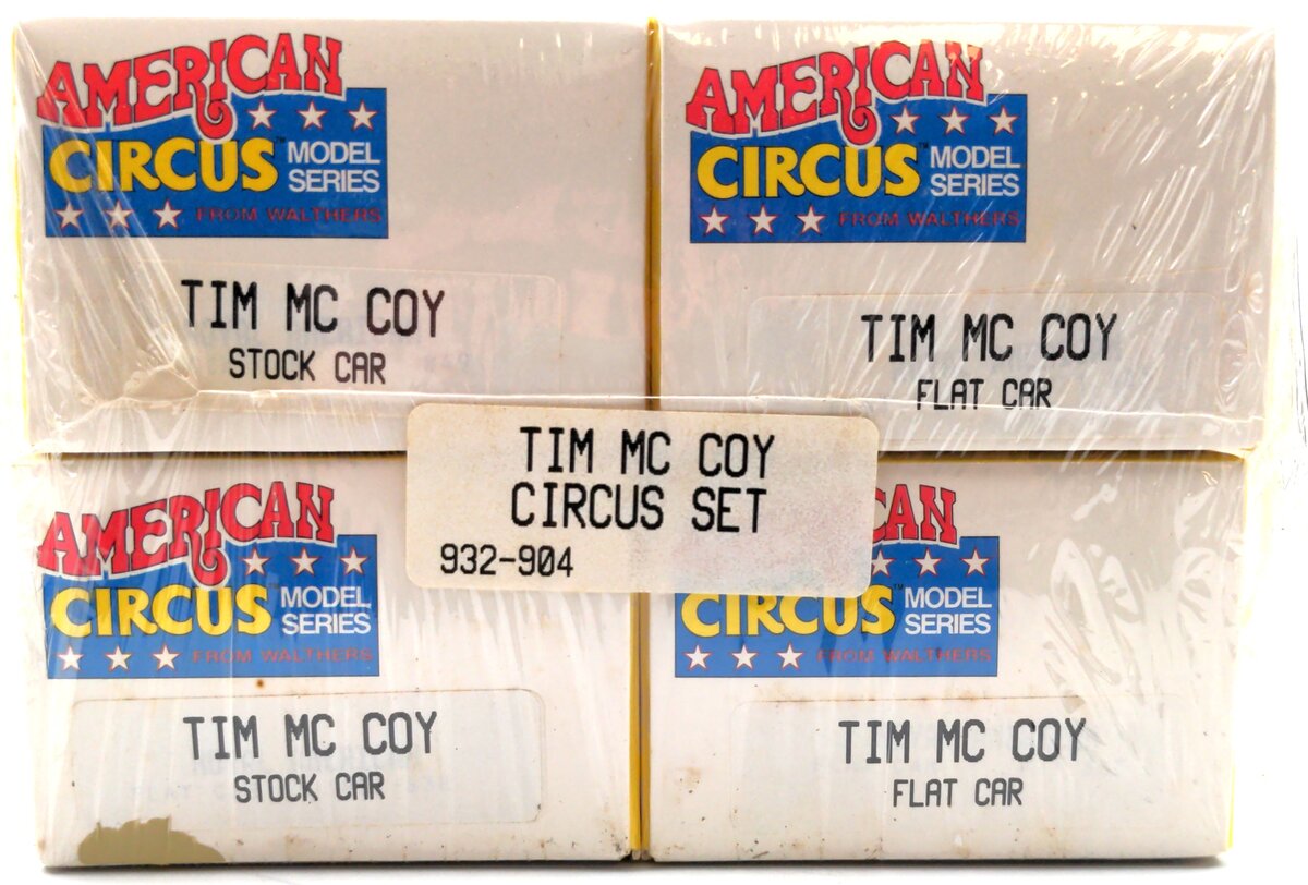 Walthers 932-904 HO American Circus Model Series Tim Coy Circus Set (Set of 4)