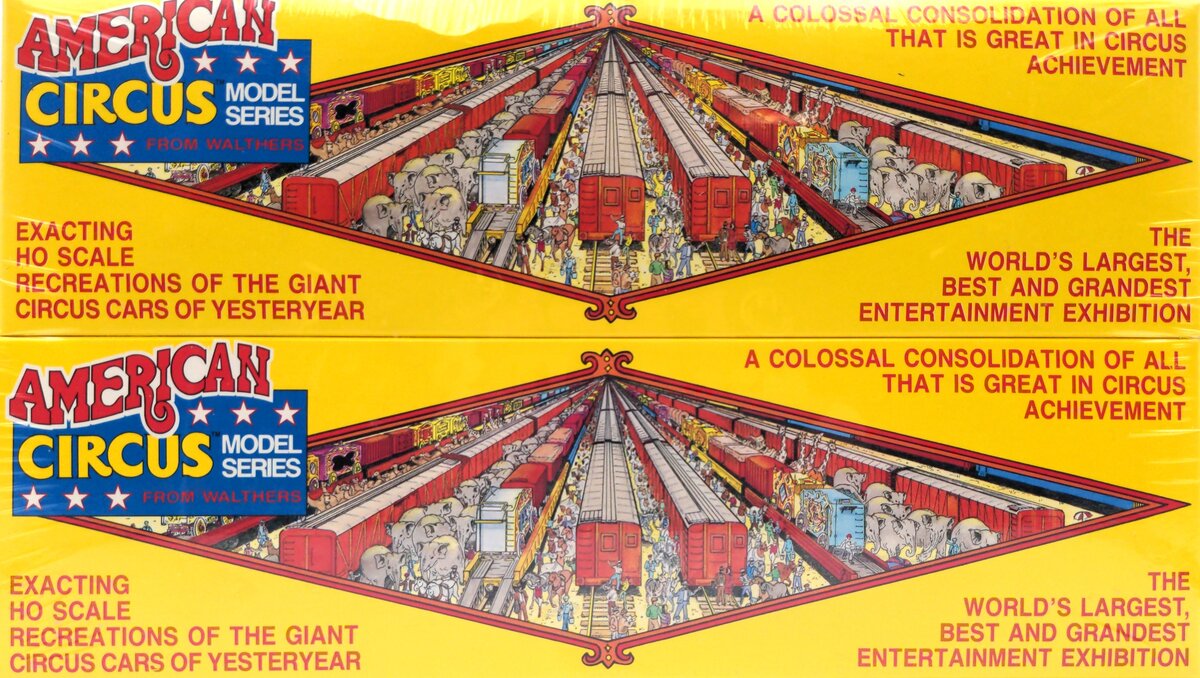 Walthers 932-901 HO American Circus Series J. S. Carnival Train Lot (Set of 4)