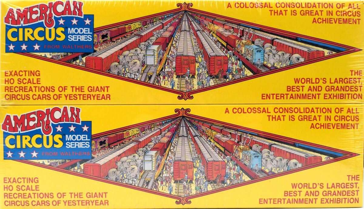 Walthers 932-902 HO American Circus Series Cole Brothers Circus Lot (Set of 4)