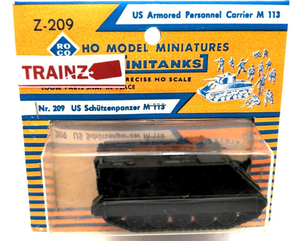 Roco Z-209 HO Scale MiniTanks US M 113 Armored Personnel Carrier