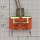 Acme 7-1029 250 Volt Chrome On/Off Lever Toggle Switch