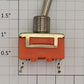 Acme 7-1029 250 Volt Chrome On/Off Lever Toggle Switch