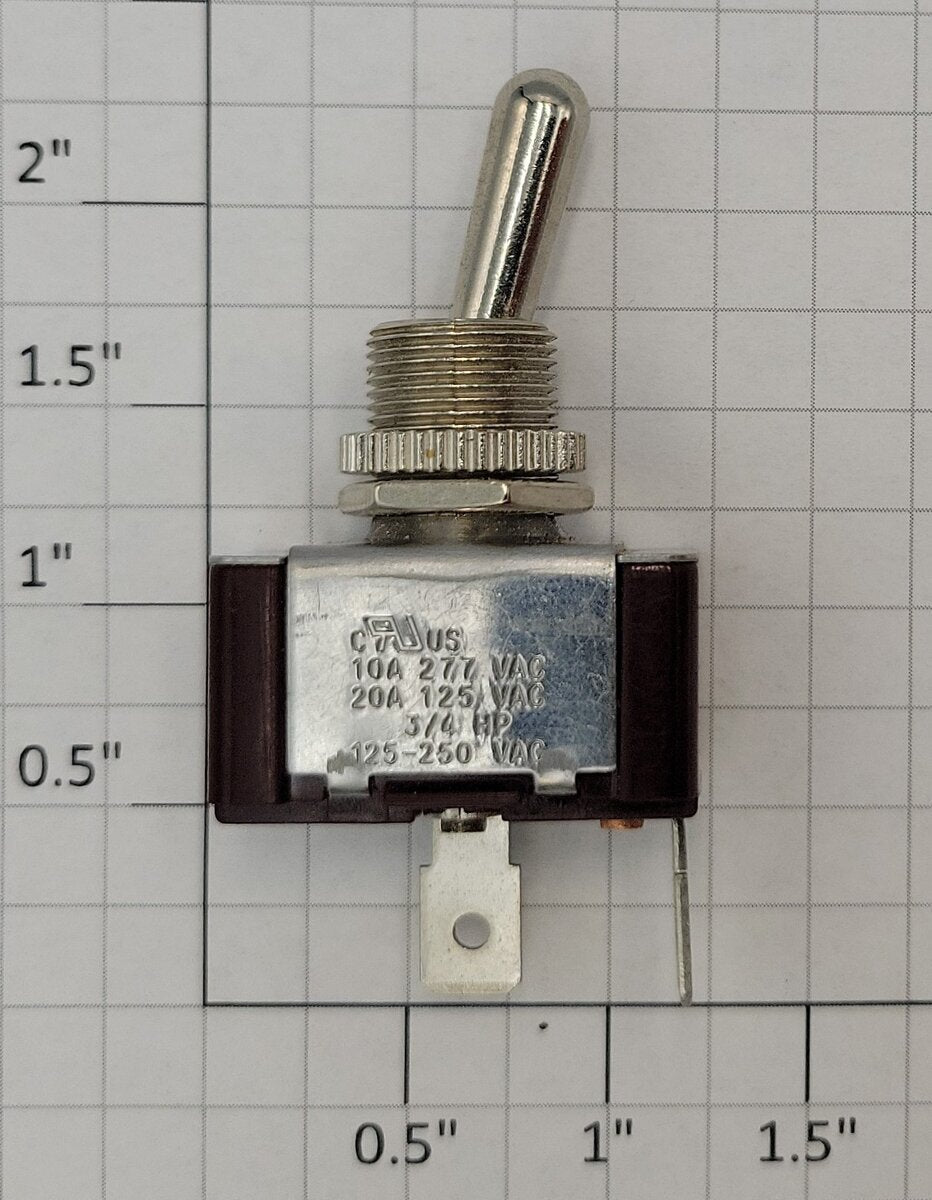 Eaton 7-1047 Chrome On-Off Toggle Switch @ 10 Amp 277 Vac