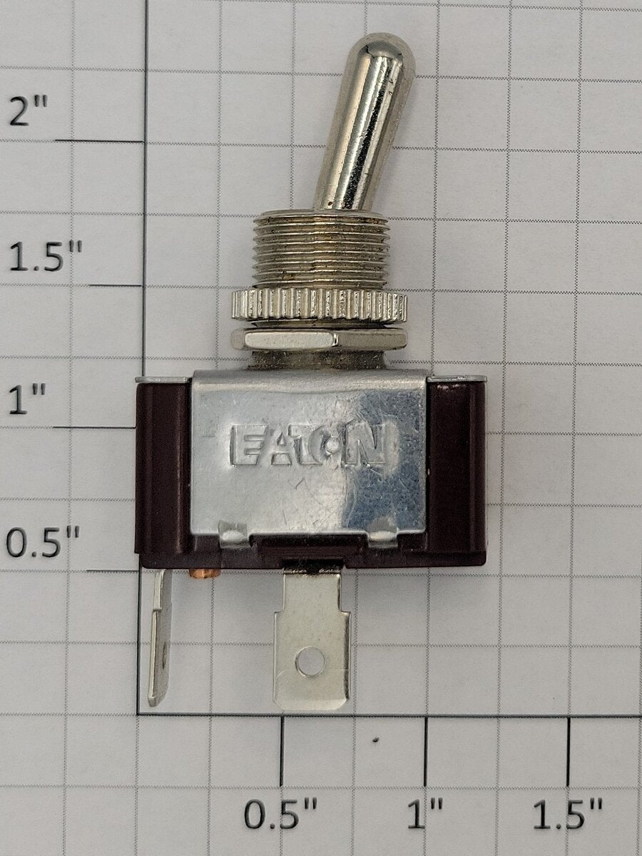 Eaton 7-1047 Chrome On-Off Toggle Switch @ 10 Amp 277 Vac