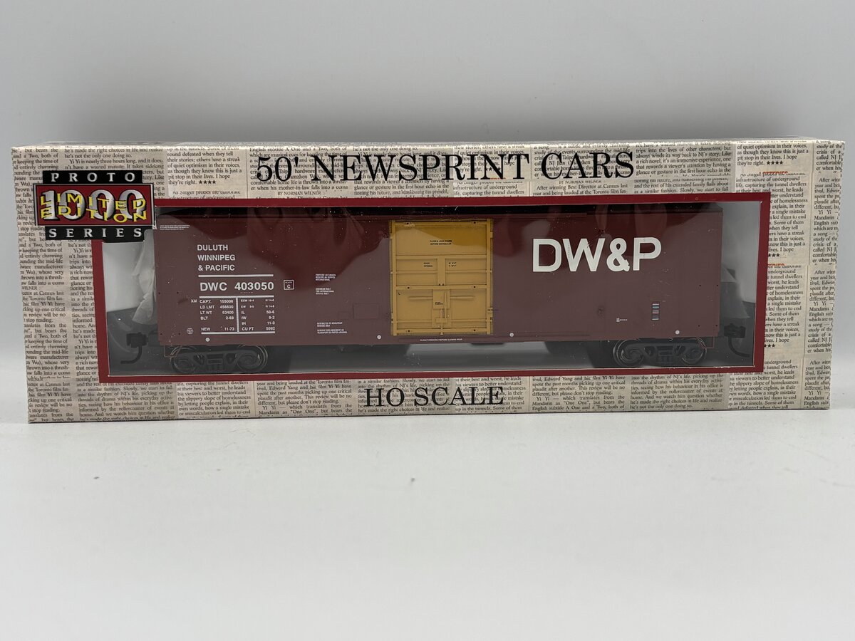 Proto 1000 20205 HO Scale DW&P 50' Newsprint Boxcars